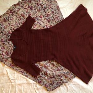 Mossimo fit and flare sweater dress, size L